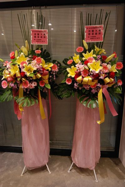 開幕與辦公室成立花藝佈置